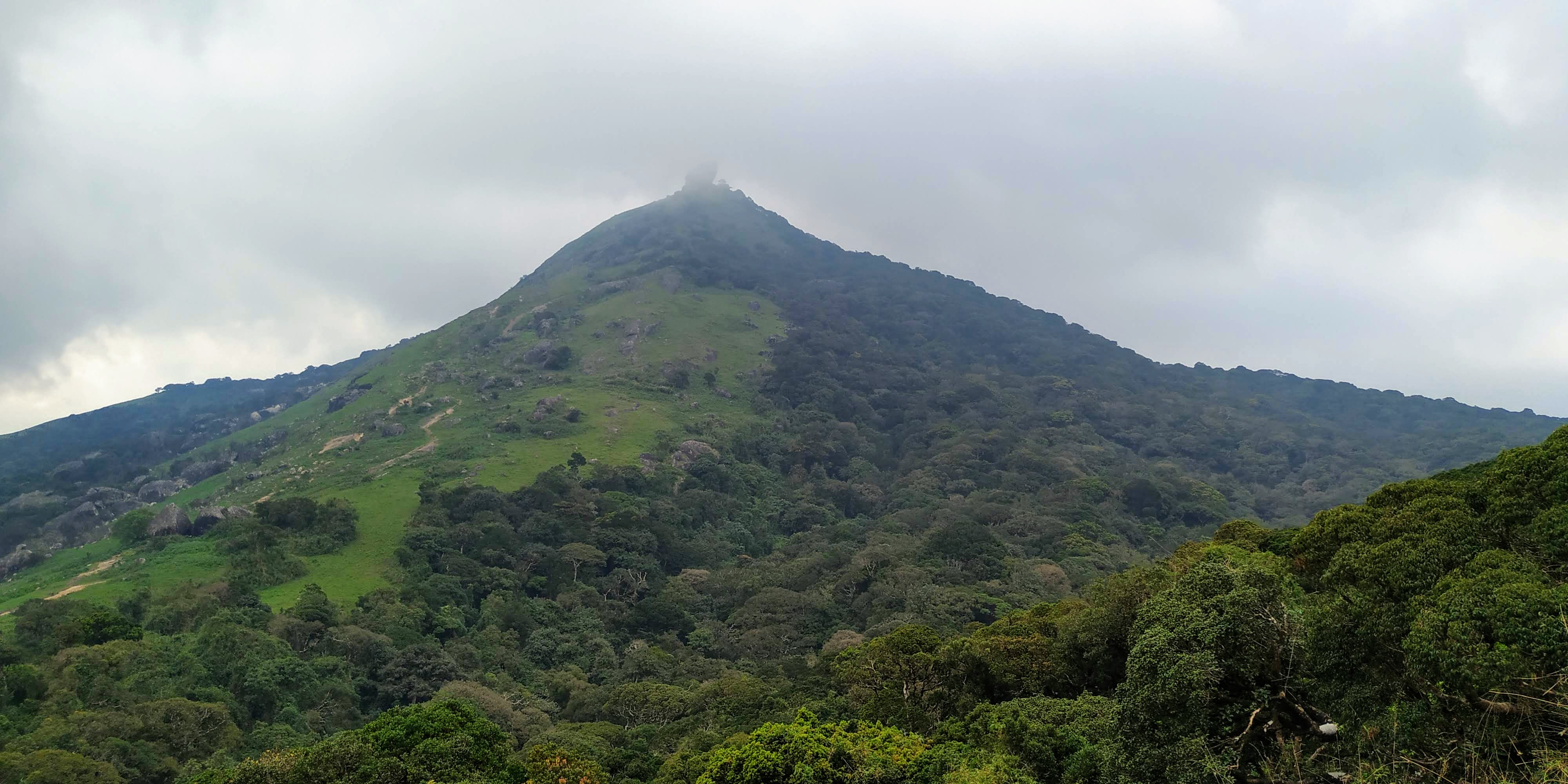 Velliangiri Hills during monsoon